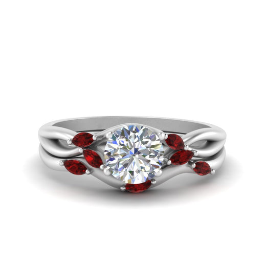 twisted-diamond-round-cut-wedding-band-sets-with-ruby-in-white-gold-FD8300ROGRUDR-NL-WG