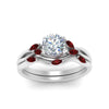 Load image into Gallery viewer, twisted-diamond-round-cut-wedding-band-sets-with-ruby-in-white-gold-FD8300ROGRUDR-NL-WG
