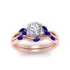 Load image into Gallery viewer, twisted-diamond-round-cut-wedding-band-sets-with-sapphire-in-rose-gold-FD8300ROGSABL-NL-RG