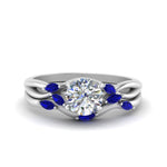 Load image into Gallery viewer, https://cdn.fascinatingdiamonds.com/FD8300/twisted-diamond-round-wedding-band-sets-with-sapphire-in-white-gold-FD8300-NL-WG
