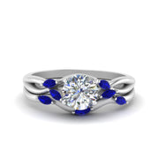 twisted-diamond-round-cut-wedding-band-sets-with-sapphire-in-white-gold-FD8300ROGSABL-NL-WG