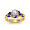 Load image into Gallery viewer, twisted-diamond-round-cut-wedding-band-sets-with-sapphire-in-yellow-gold-FD8300ROGSABL-NL-YG