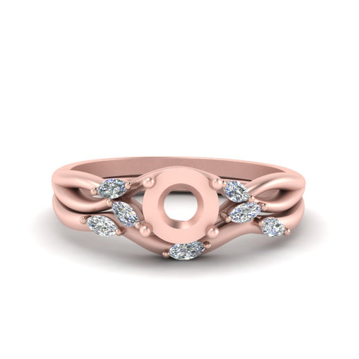 twisted-diamond-semi-mount-wedding-band-sets-in-rose-gold-FD8300SM-NL-RG