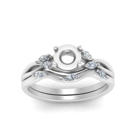 twisted-diamond-semi-mount-wedding-band-sets-in-white-gold-FD8300SM-NL-WG