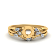 twisted-diamond-semi-mount-wedding-band-sets-in-yellow-gold-FD8300SM-NL-YG