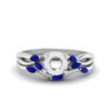 Load image into Gallery viewer, twisted-diamond-semi-mount-wedding-band-sets-with-sapphire-in-white-gold-FD8300SMGSABL-NL-WG