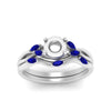 Load image into Gallery viewer, twisted-diamond-semi-mount-wedding-band-sets-with-sapphire-in-white-gold-FD8300SMGSABL-NL-WG