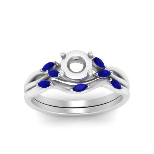 twisted-diamond-semi-mount-wedding-band-sets-with-sapphire-in-white-gold-FD8300SMGSABL-NL-WG