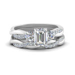 Load image into Gallery viewer, twisted-emerald-cut-diamond-wedding-band-in-white-gold-FDENS3301EM-NL-WG.jpg

