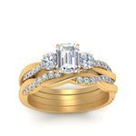 Load image into Gallery viewer, twisted-emerald-cut-diamond-wedding-band-in-yellow-gold-FDENS3301EM-NL-YG.jpg
