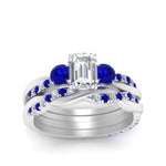 Load image into Gallery viewer, twisted-emerald-cut-diamond-wedding-band-with-sapphire-in-white-gold-FDENS3301EMGSABL-NL-WG.jpg
