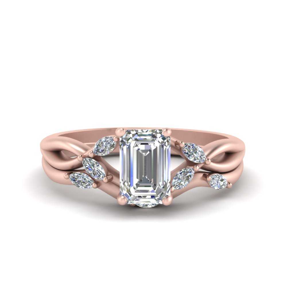 twisted-emerald-cut-womens-diamond-bridal-ring-sets-in-rose-gold-FD8300EMB2-NL-RG