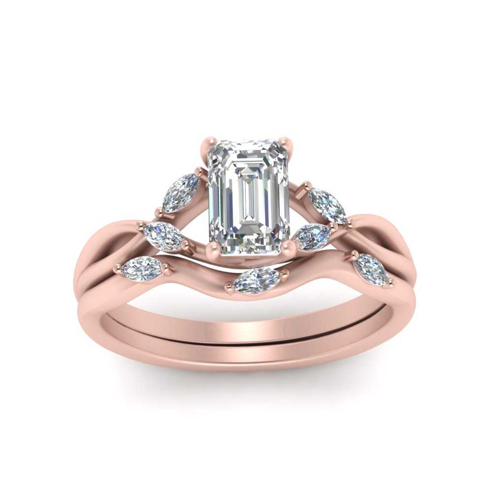 twisted-emerald-cut-womens-diamond-bridal-ring-sets-in-rose-gold-FD8300EMB2-NL-RG
