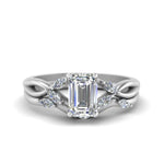 Load image into Gallery viewer, twisted-emerald-cut-womens-diamond-bridal-ring-sets-in-white-gold-FD8300EMB2-NL-WG
