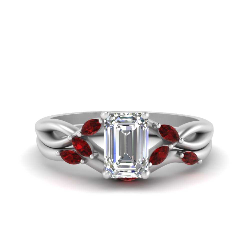 twisted-emerald-cut-womens-ruby-bridal-ring-sets-in-white-gold-FD8300EMB2GRUDR-NL-WG