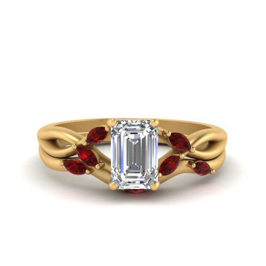 twisted-emerald-cut-womens-ruby-bridal-ring-sets-in-yellow-gold-FD8300EMB2GRUDR-NL-YG