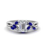 Load image into Gallery viewer, twisted-emerald-cut-womens-sapphire-bridal-ring-sets-in-white-gold-FD8300EMB2GSABL-NL-WG
