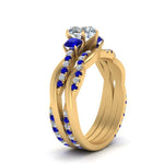Load image into Gallery viewer, twisted-heart-diamond-wedding-band-with-sapphire-in-yellow-gold-FDENS3301HTGSABL-NL-YG.jpg
