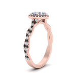 Load image into Gallery viewer, twisted-heart-shaped-black-diamond-halo-engagement-ring-in-rose-gold-FD9126HTRGBLACKANGLE2-NL-RG_90ff91d2-0f17-43d3-9556-edd5d3e8be7f?v=1757924912
