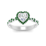 Load image into Gallery viewer, twisted-heart-shaped-emerald-halo-engagement-ring-in-white-gold-FD9126HTRGEMGRANGLE5-NL-WG_4ed426c8-e268-4c99-9d7f-1fe68c5de949?v=1757924911
