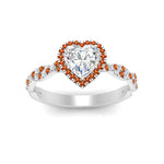 Load image into Gallery viewer, twisted-heart-shaped-orange-sapphire-halo-engagement-ring-in-white-gold-FD9126HTRGSAORANGLE5-NL-WG?v=1757924779
