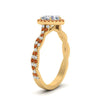 Load image into Gallery viewer, twisted-heart-shaped-orange-sapphire-halo-engagement-ring-in-yellow-gold-FD9126HTRGSAORANGLE2-NL-YG_0e770236-a016-45fa-b9ca-2efa905396b2?v=1757924912