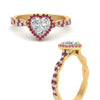 Load image into Gallery viewer, twisted-heart-shaped-pink-sapphire-halo-engagement-ring-in-yellow-gold-FD9126HTRGSADRPIANGLE3-NL-YG_22c5b771-41a0-481d-8c6a-621cbe1f627d?v=1757924911