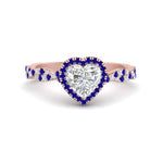 Load image into Gallery viewer, twisted-heart-shaped-sapphire-halo-engagement-ring-in-rose-gold-FD9126HTRGSABL-NL-RG?v=1757924779
