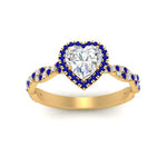 Load image into Gallery viewer, twisted-heart-shaped-sapphire-halo-engagement-ring-in-yellow-gold-FD9126HTRGSABLANGLE5-NL-YG_2732329f-e719-4616-80d9-a8ecd51f510e?v=1757924911

