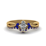 Load image into Gallery viewer, twisted-marquise-cut-diamond-bridal-set-with-blue-sapphire-in-14K-yellow-gold-FD8300MQGSABL-NL-YG.jpg
