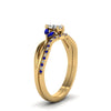 Load image into Gallery viewer, twisted-marquise-cut-diamond-bridal-set-with-blue-sapphire-in-14K-yellow-gold-FD8300MQGSABL-NL-YG.jpg