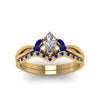 Load image into Gallery viewer, twisted-marquise-cut-diamond-bridal-set-with-blue-sapphire-in-14K-yellow-gold-FD8300MQGSABL-NL-YG.jpg