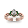 Load image into Gallery viewer, twisted-marquise-cut-diamond-bridal-set-with-emerald-in-14K-rose-gold-FD8300MQGEMGR-NL-RG.jpg