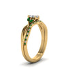 Load image into Gallery viewer, twisted-marquise-cut-diamond-bridal-set-with-emerald-in-14K-yellow-gold-FD8300MQGEMGR-NL-YG.jpg