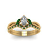 Load image into Gallery viewer, twisted-marquise-cut-diamond-bridal-set-with-emerald-in-14K-yellow-gold-FD8300MQGEMGR-NL-YG.jpg