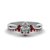 Load image into Gallery viewer, twisted-marquise-cut-diamond-bridal-set-with-ruby-in-14K-white-gold-FD8300MQGRUDR-NL-WG.jpg