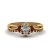 Load image into Gallery viewer, twisted-marquise-cut-diamond-bridal-set-with-ruby-in-14K-yellow-gold-FD8300MQGRUDR-NL-YG.jpg