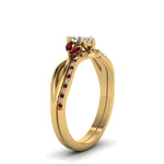 Load image into Gallery viewer, twisted-marquise-cut-diamond-bridal-set-with-ruby-in-14K-yellow-gold-FD8300MQGRUDR-NL-YG.jpg
