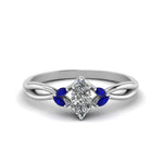 Load image into Gallery viewer, twisted-marquise-cut-diamond-ring-with-blue-sapphire-in-14K-white-gold-FD8300MQRGSABL-NL-WG.jpg

