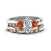 Load image into Gallery viewer, twisted-marquise-diamond-wedding-band-with-orange-sapphire-in-white-gold-FDENS3301MQGSAOR-NL-WG.jpg