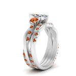 Load image into Gallery viewer, twisted-marquise-diamond-wedding-band-with-orange-sapphire-in-white-gold-FDENS3301MQGSAOR-NL-WG.jpg
