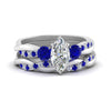 Load image into Gallery viewer, twisted-marquise-diamond-wedding-band-with-sapphire-in-white-gold-FDENS3301MQGSABL-NL-WG.jpg