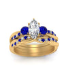 Load image into Gallery viewer, twisted-marquise-diamond-wedding-band-with-sapphire-in-yellow-gold-FDENS3301MQGSABL-NL-YG.jpg