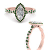 Load image into Gallery viewer, twisted-marquise-emerald-halo-engagement-ring-in-rose-gold-FD9126MQRGEMGRANGEL3-NL-RG_9de569e6-0685-469b-a5fa-d6f3044dd92d?v=1757924922