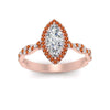 Load image into Gallery viewer, twisted-marquise-orange-sapphire-halo-engagement-ring-in-rose-gold-FD9126MQRGSAORANGEL5-NL-RG_674a6b00-41d0-4cf1-b3c0-d931ce566796?v=1757924921
