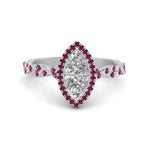 Load image into Gallery viewer, twisted-marquise-pink-sapphire-halo-engagement-ring-in-white-gold-FD9126MQRGSADRPI-NL-WG_47612969-5dd1-4e06-a976-8924dc8f90f9?v=1757924921
