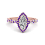 Load image into Gallery viewer, twisted-marquise-purple-topaz-halo-engagement-ring-in-rose-gold-FD9126MQRGVITO-NL-RG_bd1585cb-81e7-460c-b4cf-d157ab80d3ba?v=1757924922
