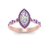 Load image into Gallery viewer, twisted-marquise-purple-topaz-halo-engagement-ring-in-rose-gold-FD9126MQRGVITOANGEL5-NL-RG_1a0038d9-e3a5-4e49-ac83-3dd8c864703e?v=1757924922