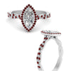 Load image into Gallery viewer, twisted-marquise-ruby-halo-engagement-ring-in-white-gold-FD9126MQRGRUDRANGEL3-NL-WG_9f891159-8218-4c4a-afb4-90ad3c413c99?v=1757924922