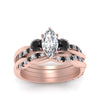 Load image into Gallery viewer, twisted-marquise-wedding-band-with-black-diamond-in-rose-gold-FDENS3301MQGBLACK-NL-RG.jpg